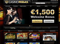 Casino Midas review screenshot